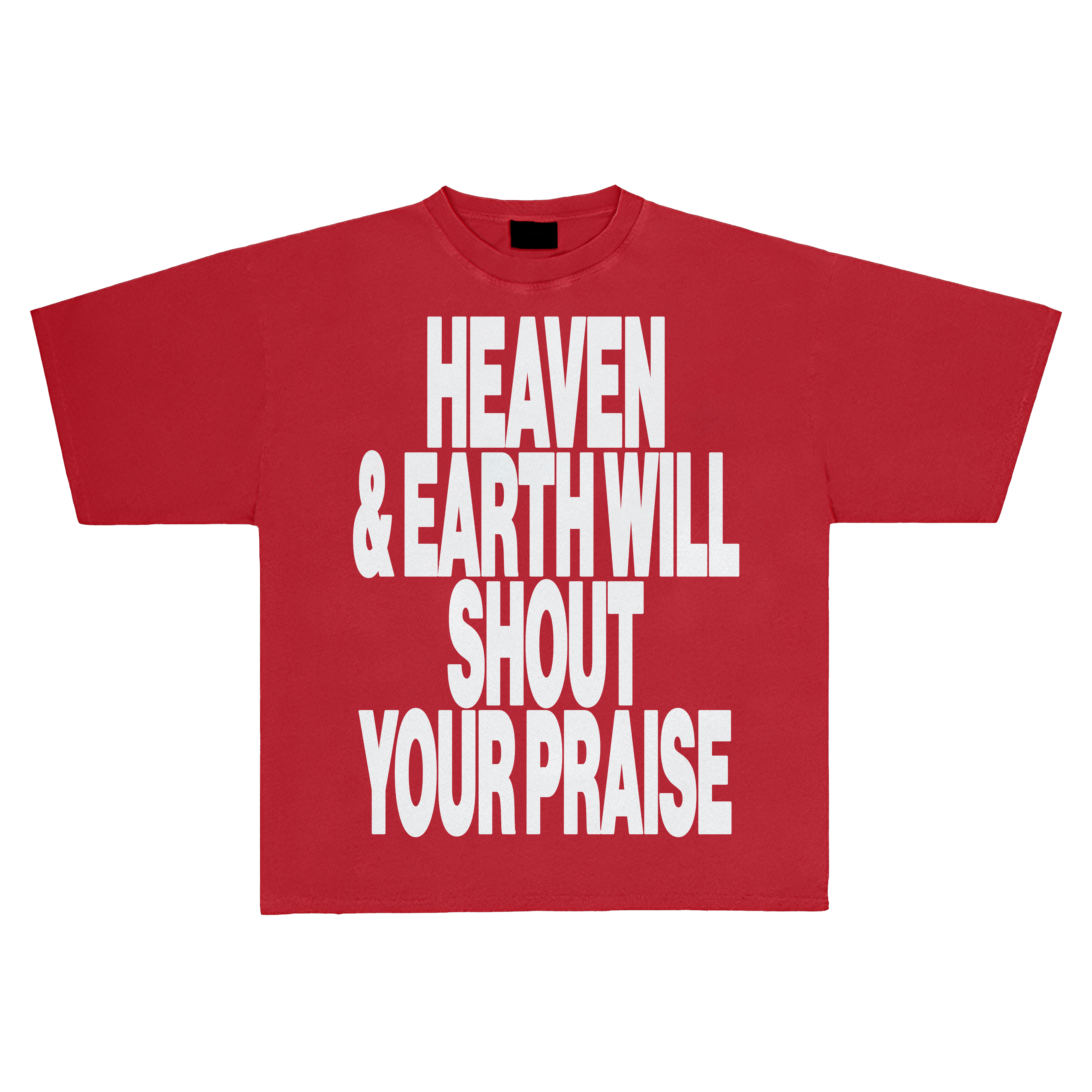 HEAVEN AND EARTH TEE RED